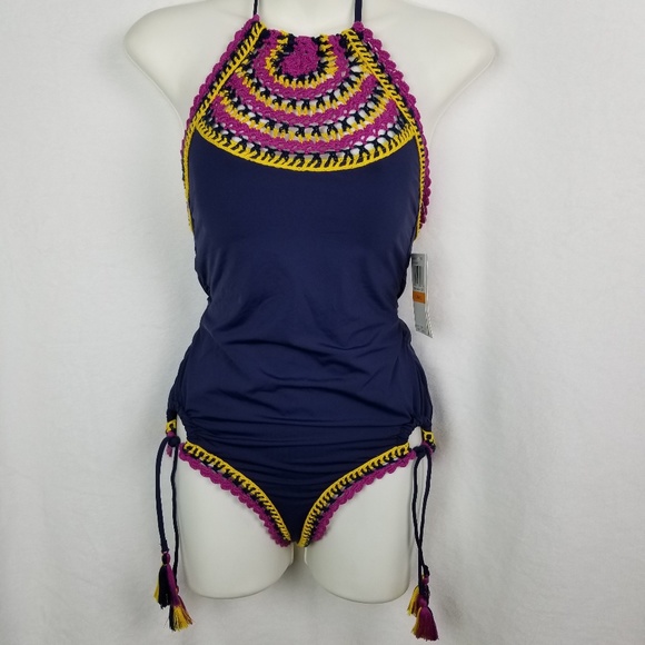 BECCA Other - Becca crochet one-piece swimsuit